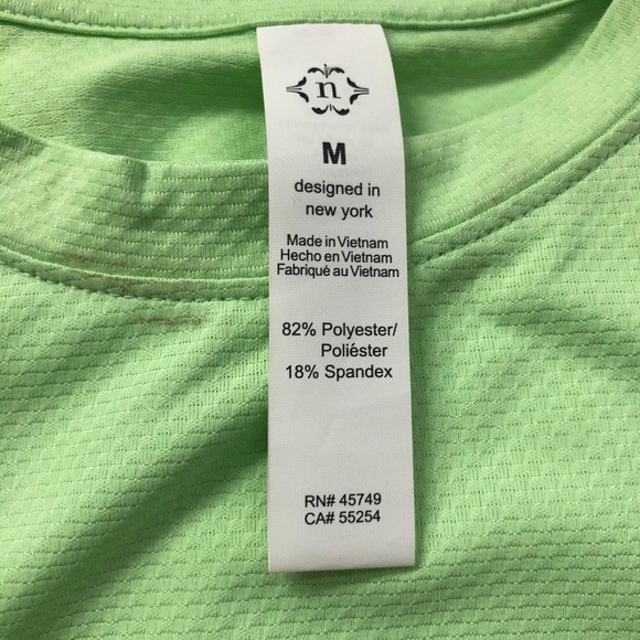 SOLD Nanette Lenore Paradise Green Activewear Tank Top (M) - Picture 2 of 6